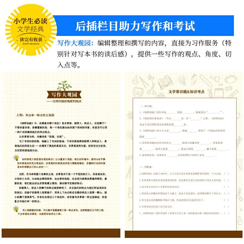 儿童文学读物7-10岁爱丽丝漫游奇境 小学生经典名著阅读教育部统编语文推荐阅读丛书