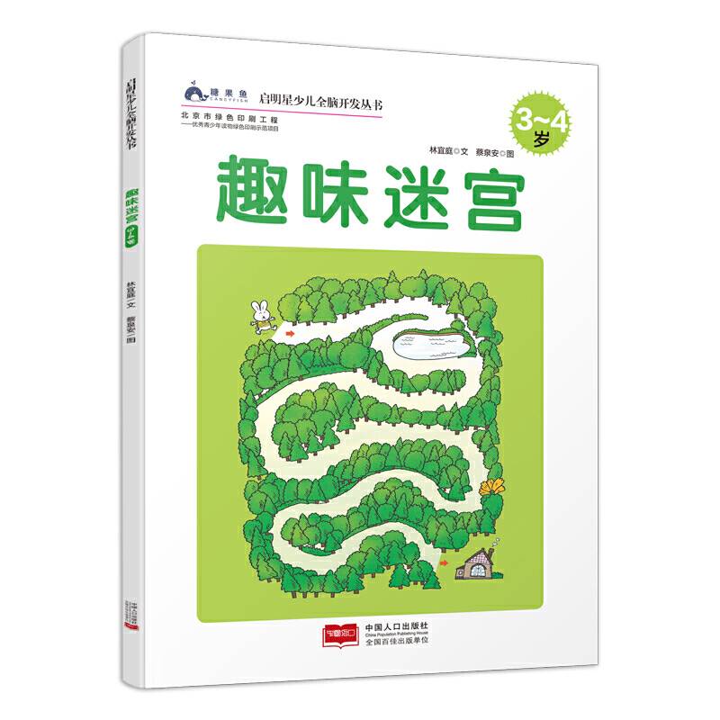 启明星少儿全脑开发丛书：趣味迷宫3～4岁