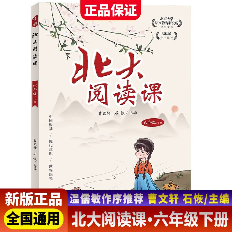 新版北大阅读课六年级下册小学生语文阶梯阅读理解强化训练阅读