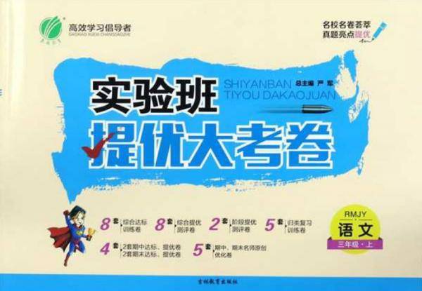 实验班提优大考卷：语文（三年级上RMJY）