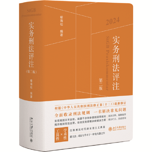 实务刑法评注（第二版）刑法规则集成 刑事诉讼程序的刑法全典 实务工作者的刑法工具书 喻海松著 新版