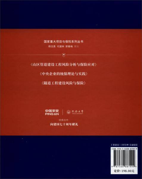 隧道工程建设风险与保险/国家重大项目与保险系列丛书