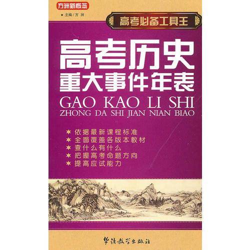 高考必备工具王-高考历史重大事件年表