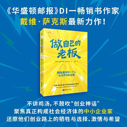 做自己的老板（《华盛顿邮报》DI一畅销书作家戴维·萨克斯最新力作！创业就是做自己的老板，建立人生使命感，赢得掌控权！）