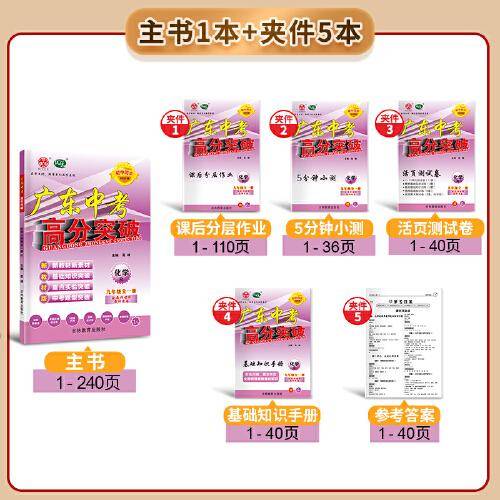 广东中考高分突破九年级化学（RJ）全一册