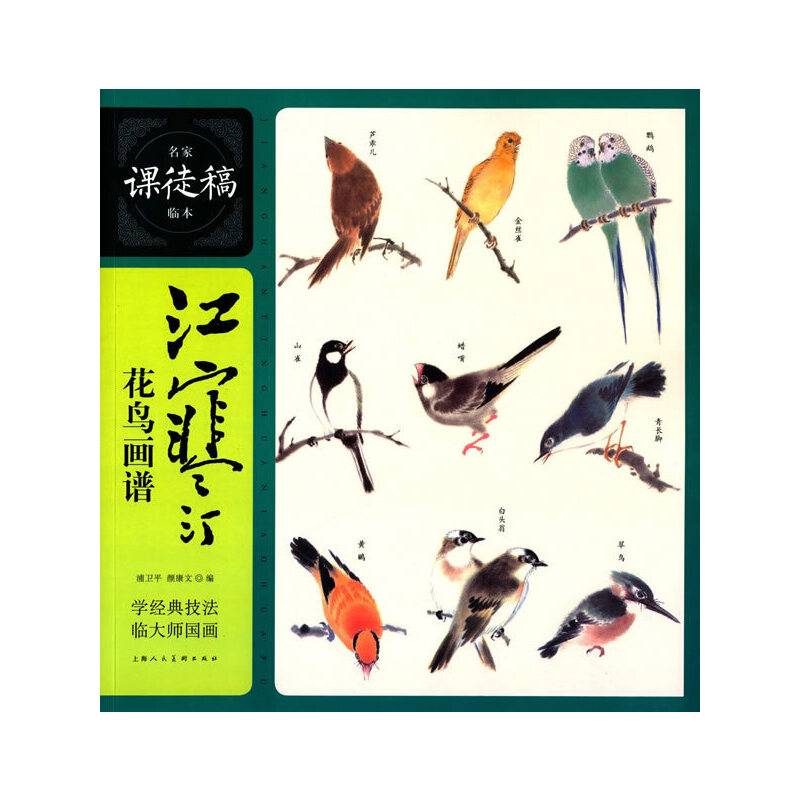 江寒汀花鸟画谱---名家课徒稿临本