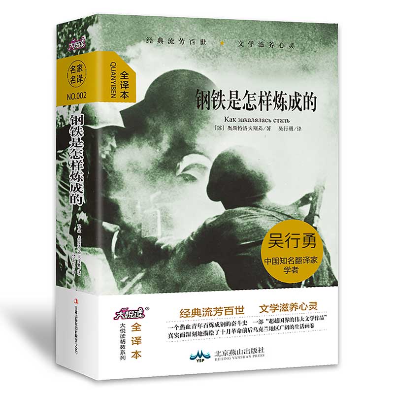 大悦读精装（全译本）名著必读阅读 钢铁是怎样炼成的