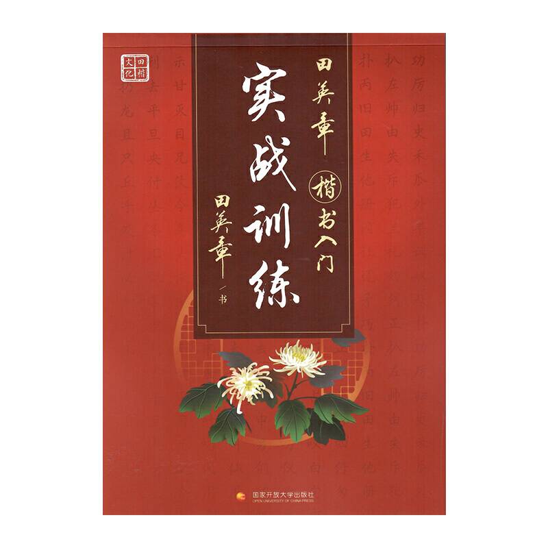 新版田英章楷书基础入门系列实战训练字帖 学生成人男女钢笔临摹练字贴 初学者书法临摹描红练字帖练字本