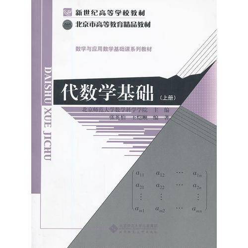 代数学基础（上册）