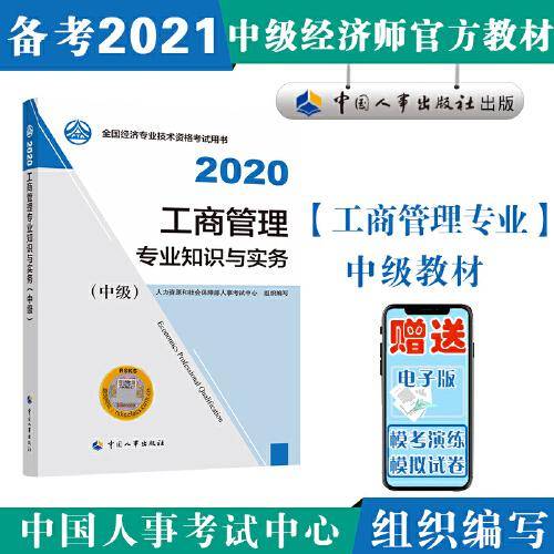 中级经济师2020教材 工商管理专业知识与实务 中级2020 中国人事出版社