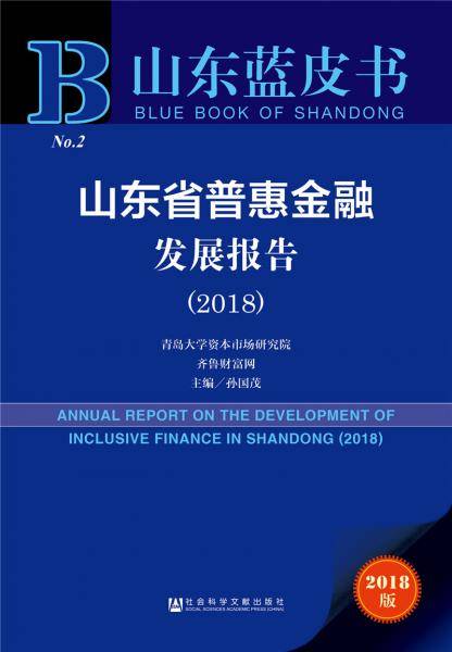 山东蓝皮书：山东省普惠金融发展报告（2018）