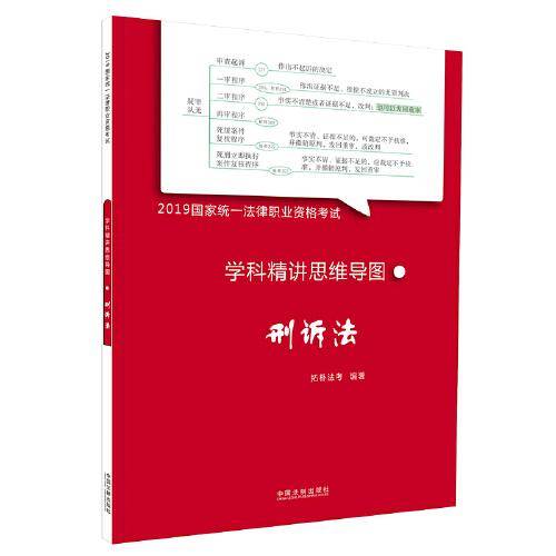 司法考试2019 2019国家统一法律职业资格考试学科精讲思维导图：刑诉法