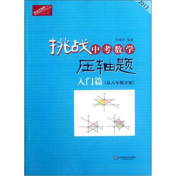 2013挑战中考数学压轴题