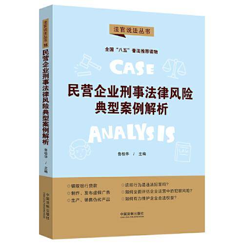 民营企业刑事法律风险典型案例解析·法官说法丛书（第二辑）（“八五”普法用书）