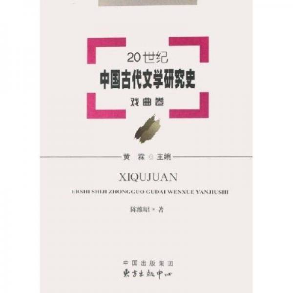 20世纪中国古代文学研究史