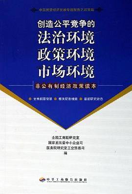 创造公平竞争的法治环境政策环境市场环境