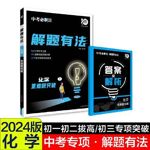 2024中考必刷题 解题有法 重难题突破 化学