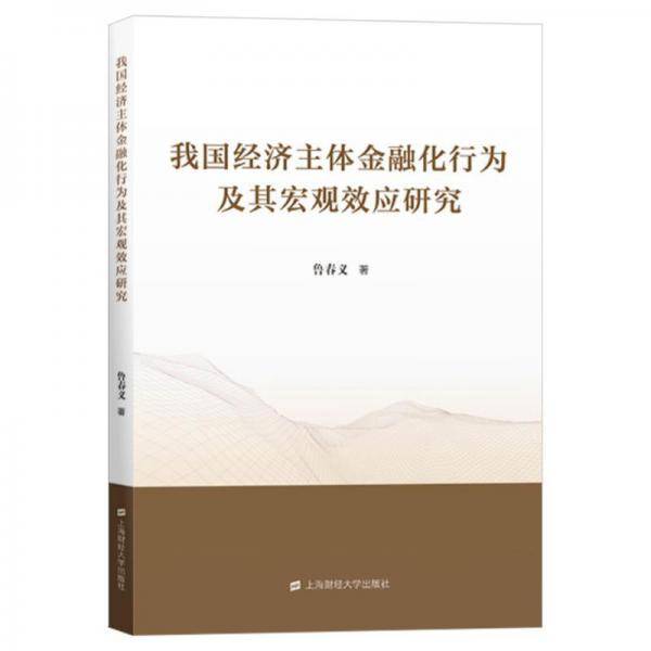 我国经济主体金融化行为及其宏观效应研究