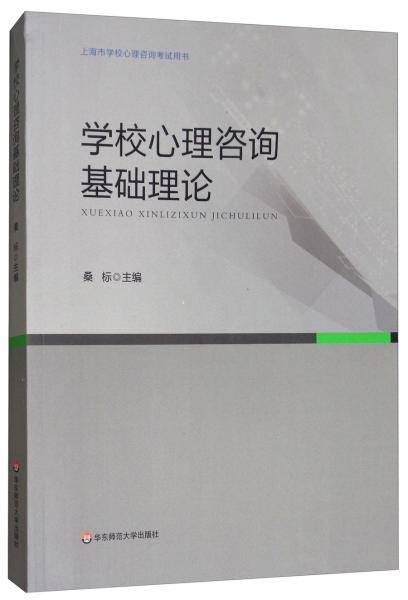 学校心理咨询基础理论/上海市学校心理咨询考试用书