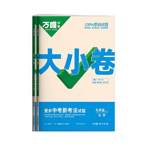 万唯中考大小卷.九年级全一册化学人教版 23年秋