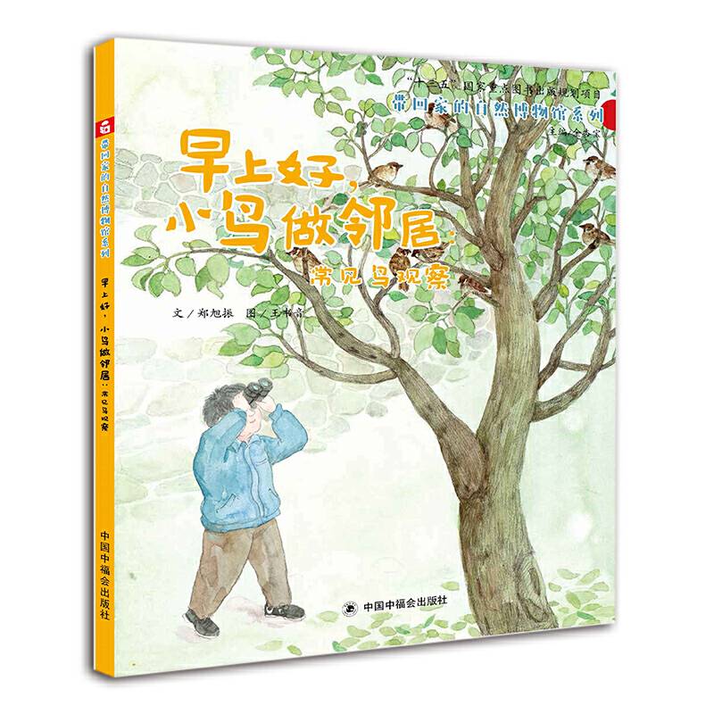 中国原创图画书：早上好，小鸟做邻居常见鸟观察
