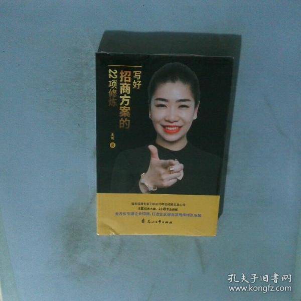 正版写好招商方案的22项修炼花山文艺