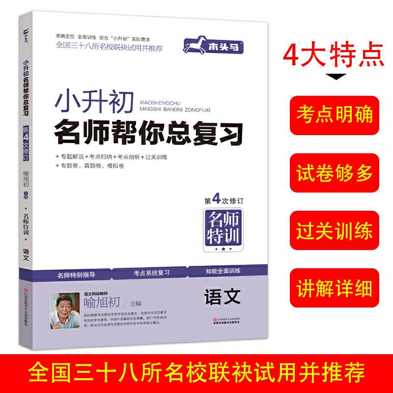 最新修订 小升初总复习语文名校冲刺 小升初必刷习题集 小学毕业升学知识大全  全国三十八所名校联袂