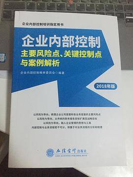 企业内部控制主要风险点、关键控制点与案例解析（2018年版）