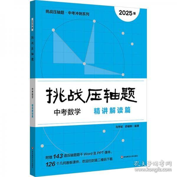 2025挑战压轴题 中考数学—精讲解读篇