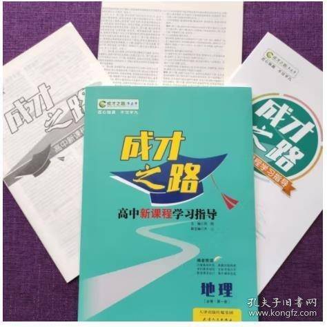 成才之路新教材高中新课程学习指导高一地理人教版必修第一册