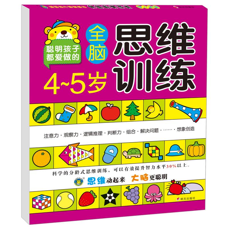 河马文化 全脑思维训练4-5岁