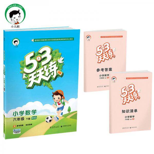 53天天练 小学数学 六年级下册 BSD（北师大版）2019年春