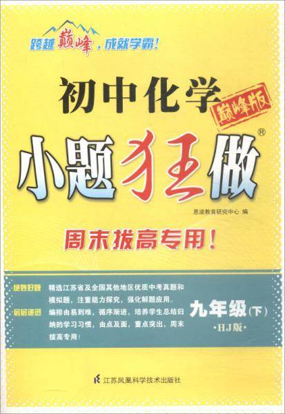 小题狂做：初中九年级化学下（HJ版 巅峰版）