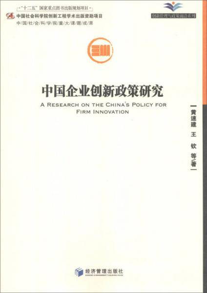 创新管理与政策前沿系列：中国企业创新政策研究