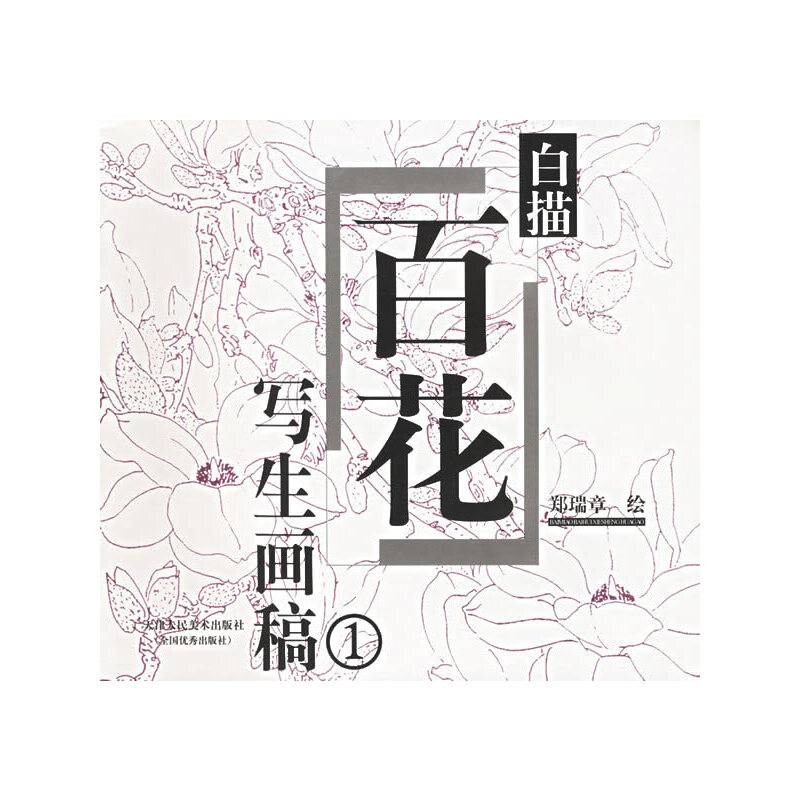 白描百花写生图稿2