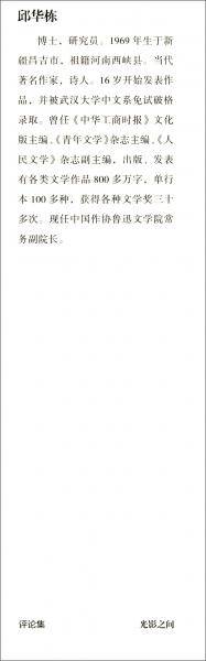 邱华栋文集：光影之间