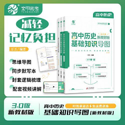 2024新高中历史基础知识导图 3.0版 新教材适用 万菁历史思维导图知识清单高考复习资料历史 全国新教材通用