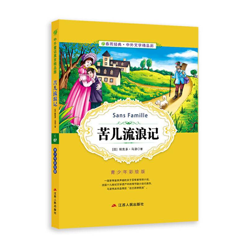 苦儿流浪记（青少年彩绘版）/春雨经典・中外文学精品廊