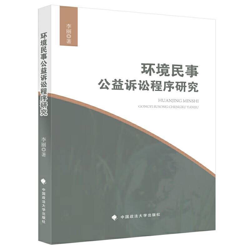 环境民事公益诉讼程序研究