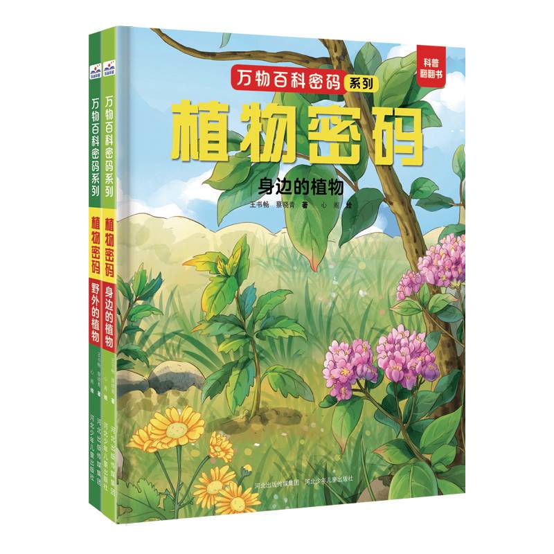 万物百科密码系列—植物密码（套装2册：野外的植物+身边的植物）