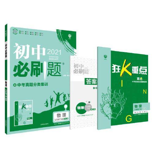 初中必刷题物理九年级下册HK沪科版 配狂K重点理想树2022版