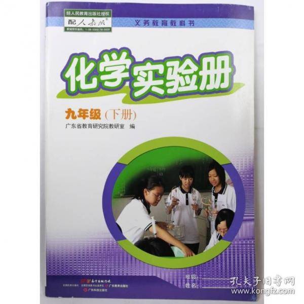 化学实验册初三9 九年级下册