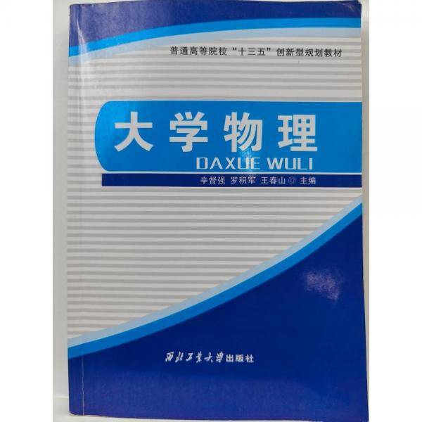 大学物理 辛督强 罗积军 王春山主编 西北工业大学出版社 9787561272046
