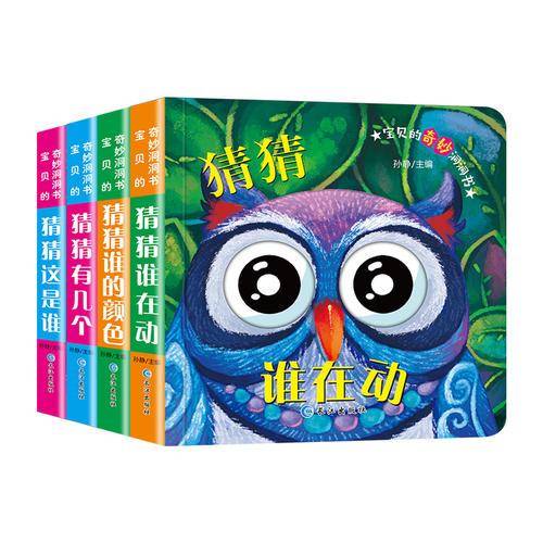 宝贝的奇妙洞洞书 共4册 塑封