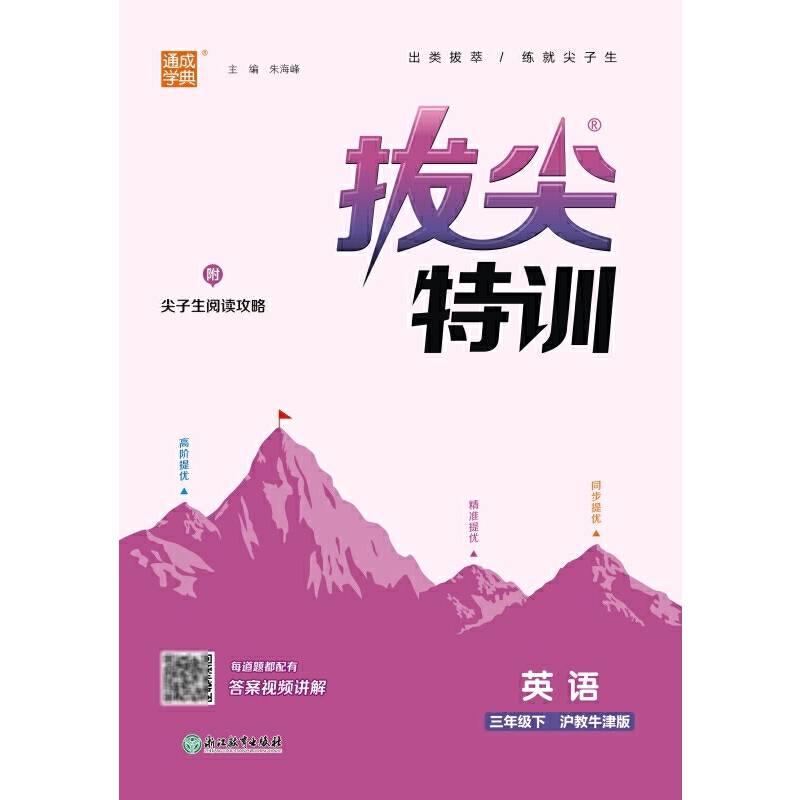 2024年春小学拔尖特训英语3年级三年级下·沪教牛津版通城通成学典