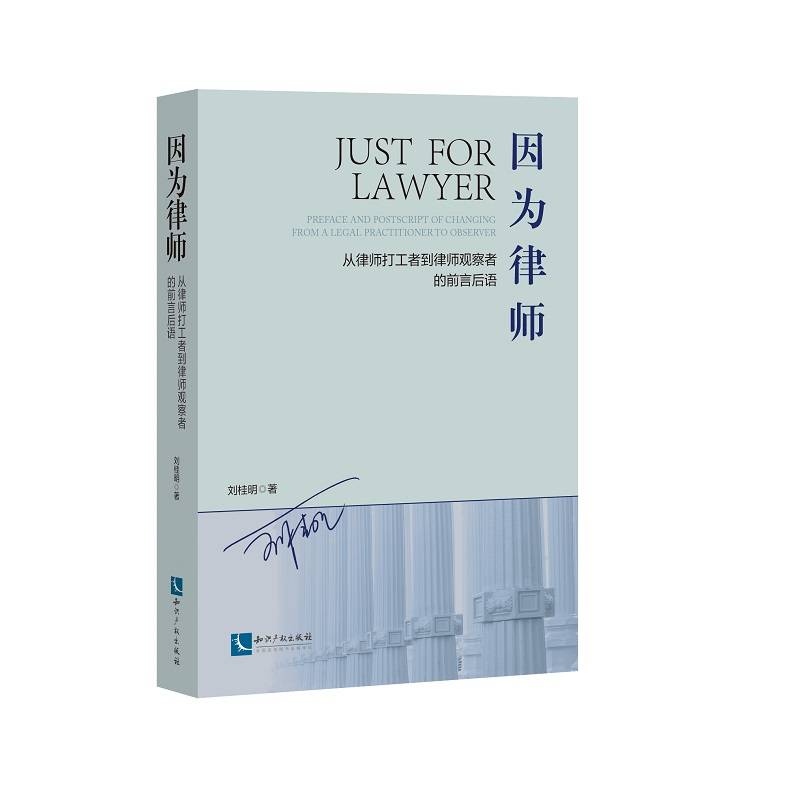 因为律师：从律师打工者到律师观察者的前言后语