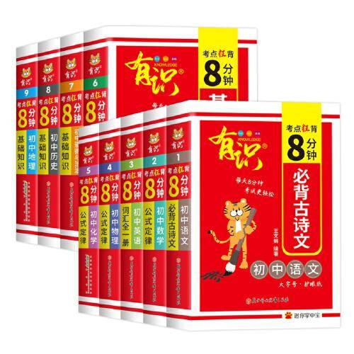 有识-考点狂背8分钟-公式定律-初中道德与法制