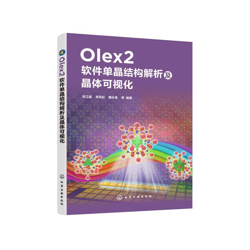 Olex2软件单晶结构解析及晶体可视化