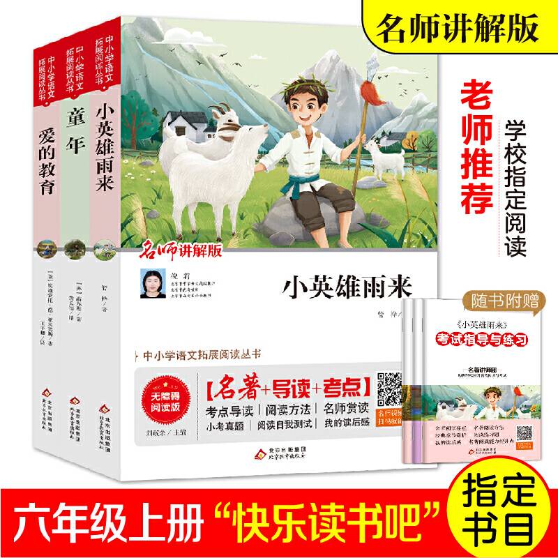 小英雄雨来(名师讲解版无障碍阅读版) 快乐读书吧 六年级上册 统编语文教材指定阅读丛书