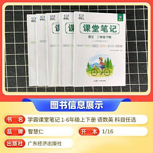 2025春学霸课堂笔记三年级下册英语人教版 小学课本教材同步讲解教材全解预习复习资料学霸课堂笔记智慧仁